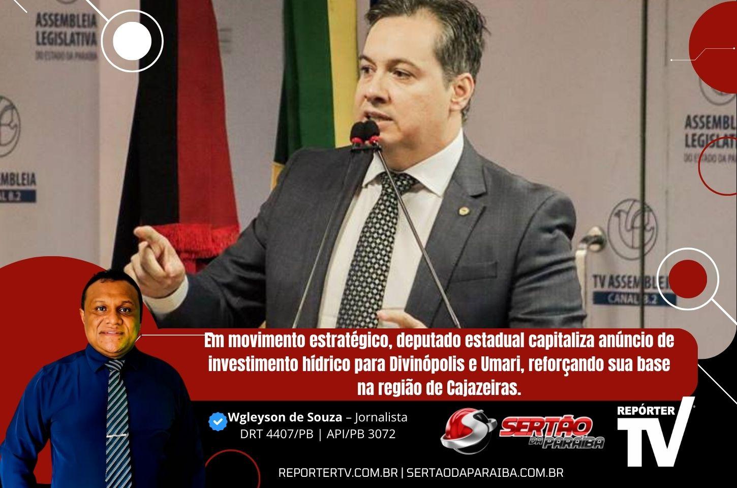 A disputa pela paternidade: Júnior Araújo reivindica articulação de R$ 23 milhões para adutora no Sertão