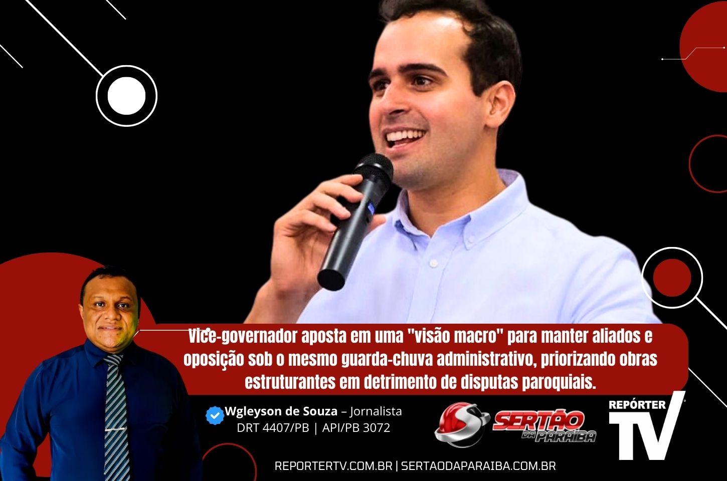 A estratégia de Lucas Ribeiro para pacificar municípios: o foco nos resultados acima das rusgas locais