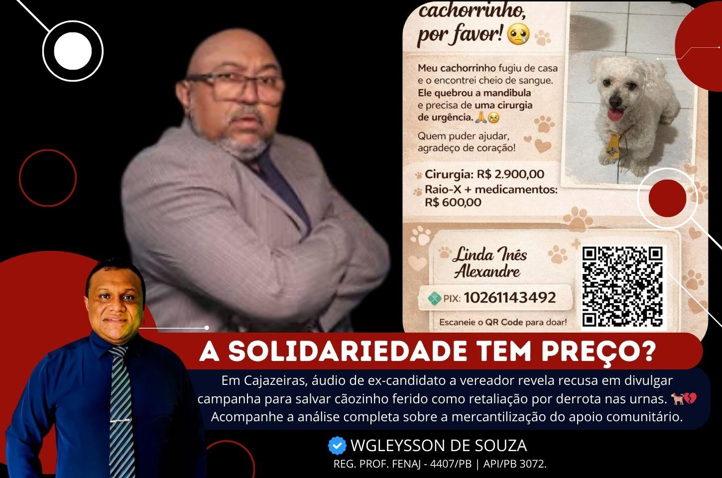 A Solidariedade Condicionada: Ex-candidato em Cajazeiras nega ajuda a animal ferido por derrota nas urnas