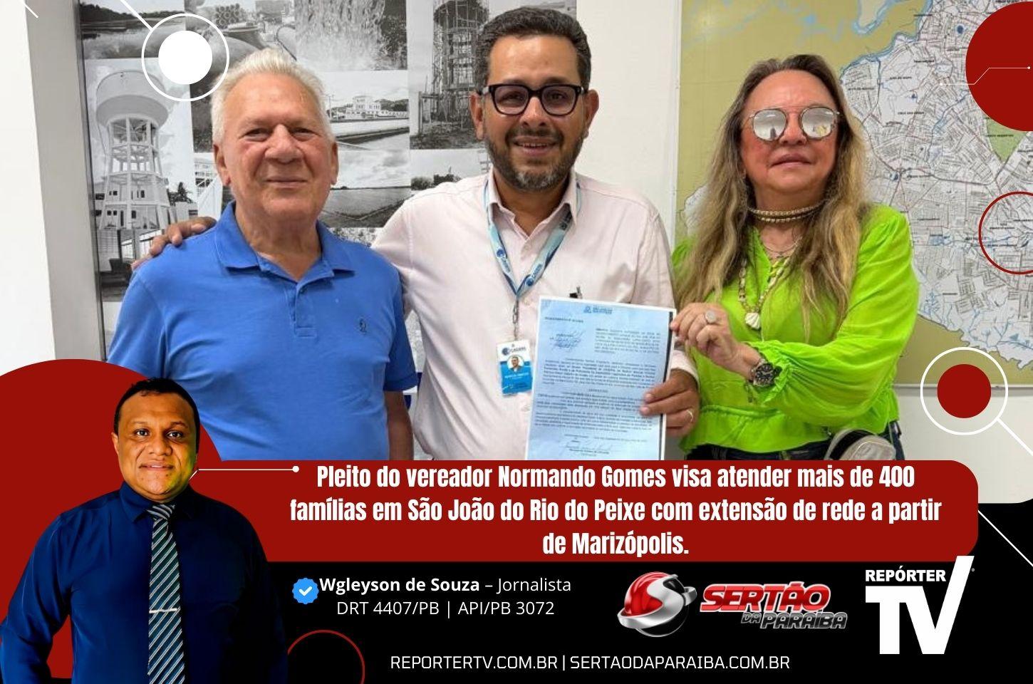 Doutora Paula e Zé Aldemir cobram da Cagepa água tratada para Vila Pau D’Arco do Sul