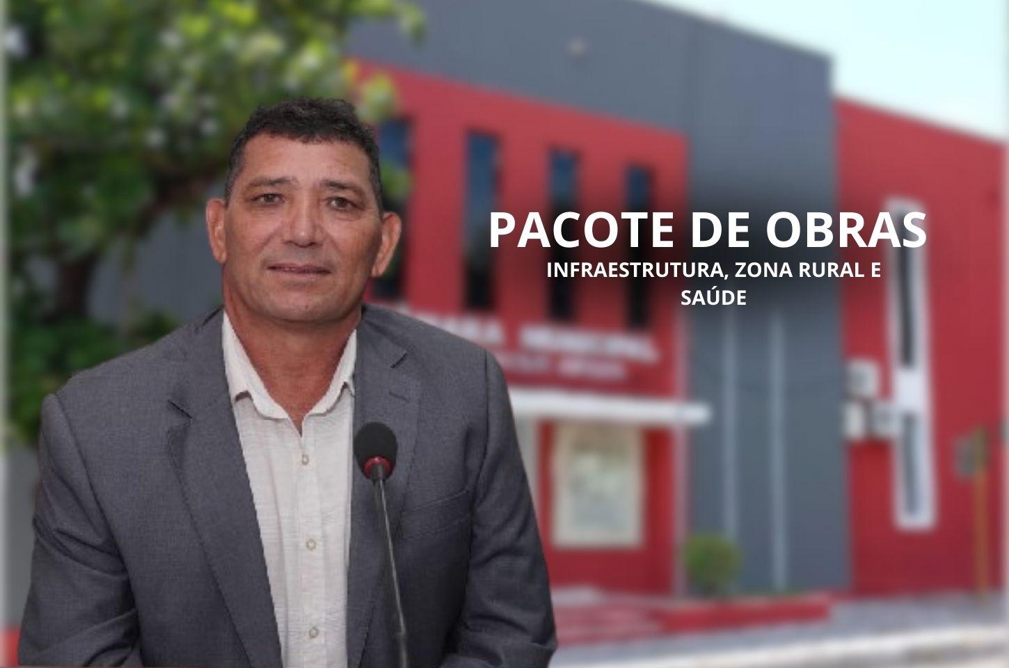Marcos do Riacho do Meio propõe pacote de obras para infraestrutura, zona rural e saúde