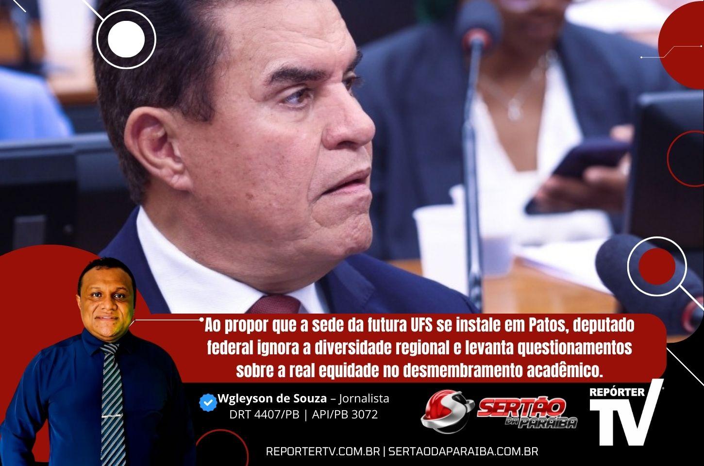  O xadrez de Wilson Santiago e o esvaziamento do Sertão: A sede da nova reitoria em xeque