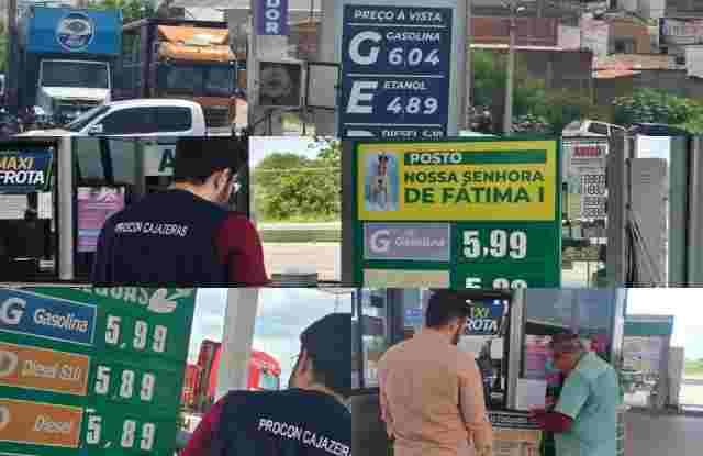 Procon de Cajazeiras intensifica fiscalização para garantir repasse de baixa nos combustíveis