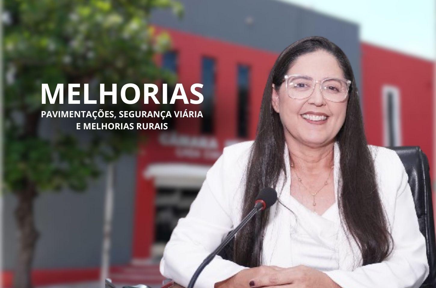 Raelsa Borges solicita pavimentações, segurança viária e melhorias rurais