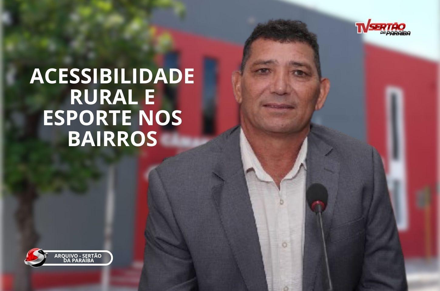 Acessibilidade rural e esporte nos bairros são destaques de Marcos do Riacho do Meio