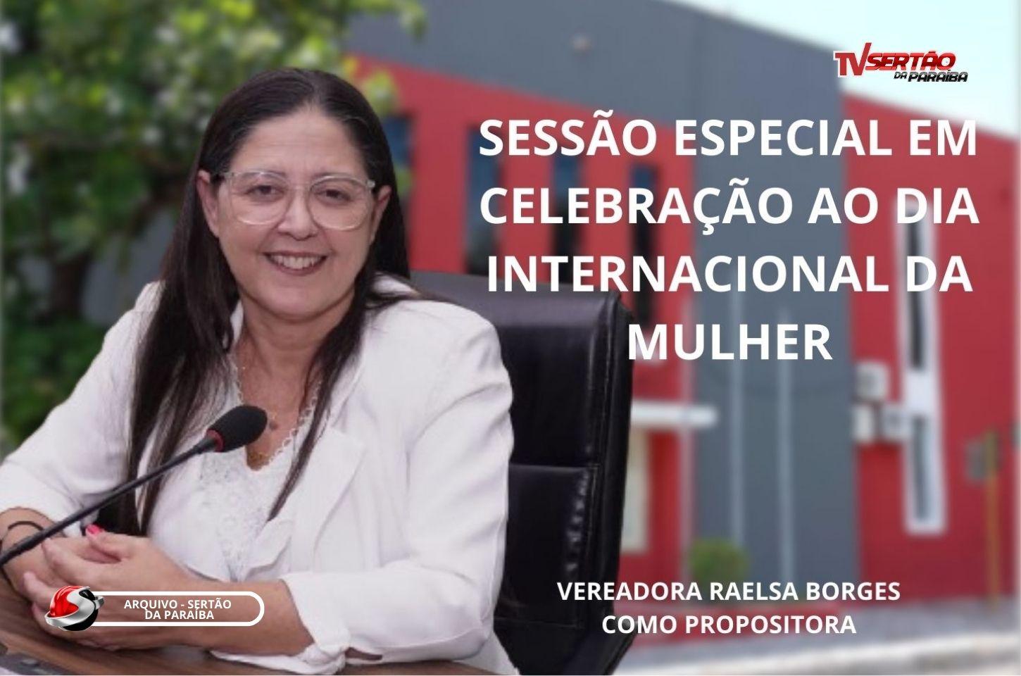 Câmara de Cajazeiras realiza sessão especial em celebração ao Dia Internacional da Mulher nesta terça