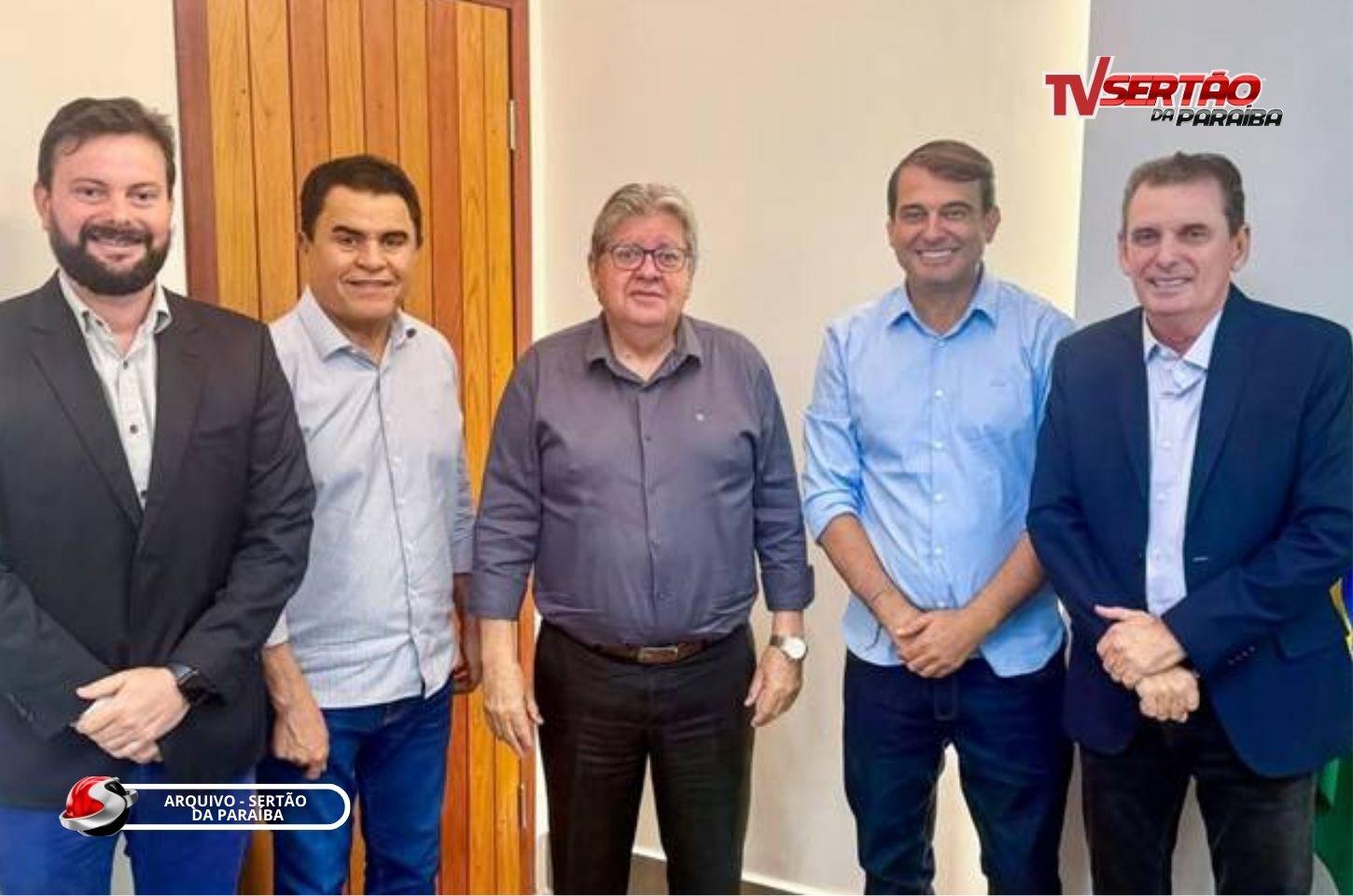 Chico Mendes e Bal Lins articulam novos investimentos para São José de Piranhas em audiência com João Azevêdo