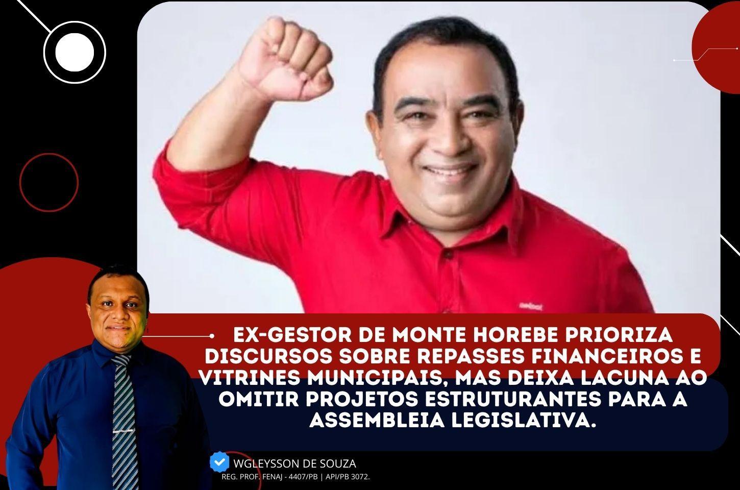 Foco em verbas e ausência de leis: análise aponta vácuo legislativo na pré-candidatura de Marcos Eron