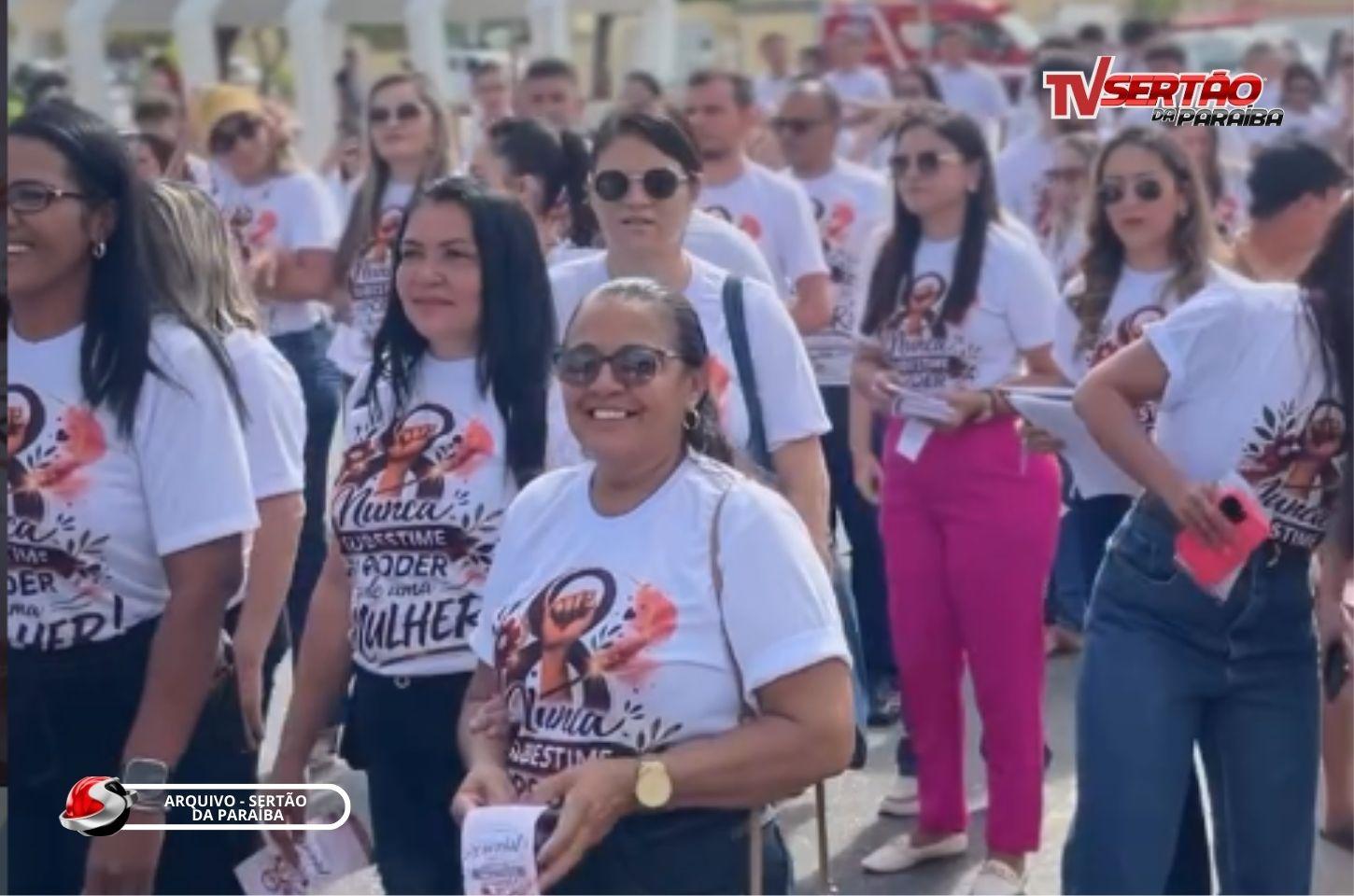 Mobilização em Itaporanga une forças de segurança e rede de apoio no combate à violência contra a mulher