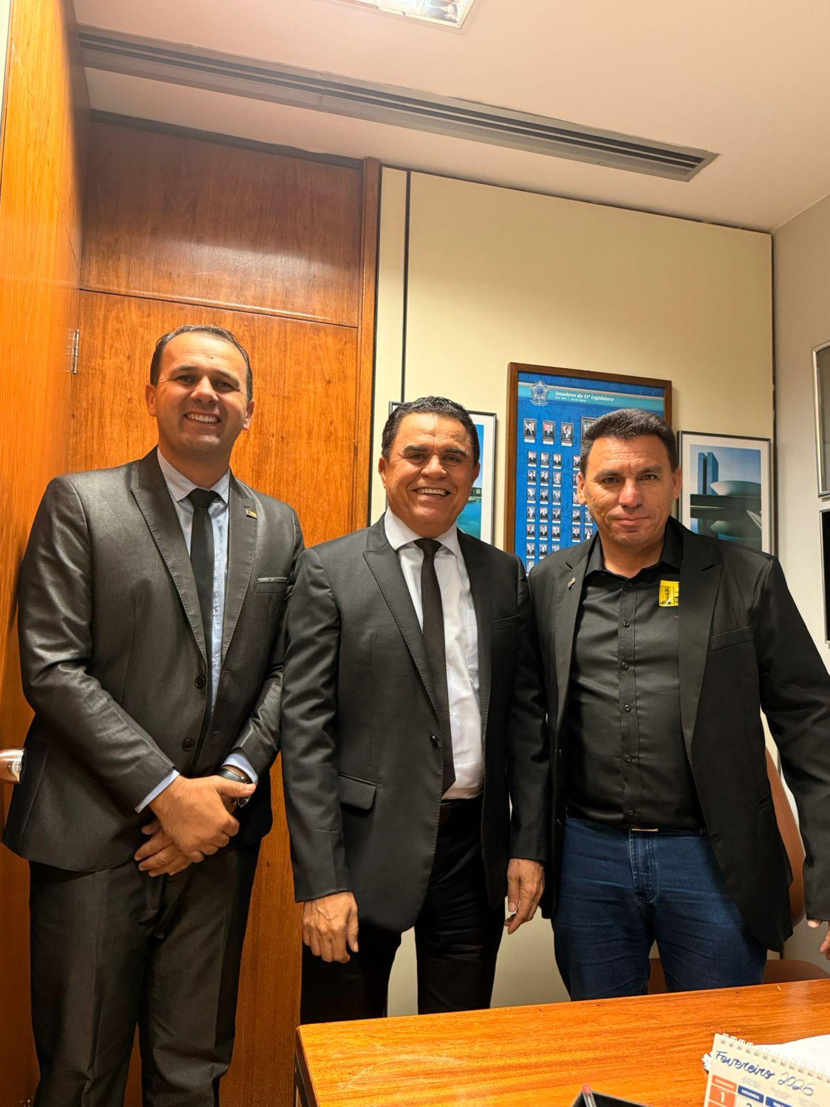  Prefeito de Bernardino Batista intensifica articulações em Brasília para acelerar projetos municipais