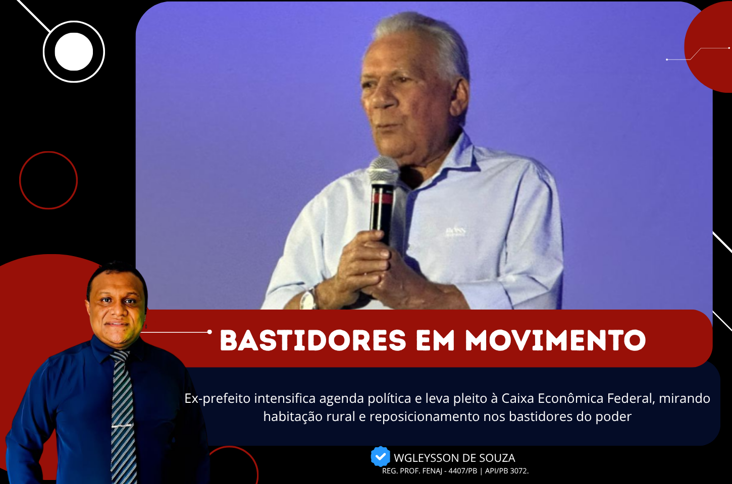 Zé Aldemir articula em Brasília e busca 50 casas do Minha Casa, Minha Vida Rural para Cajazeiras
