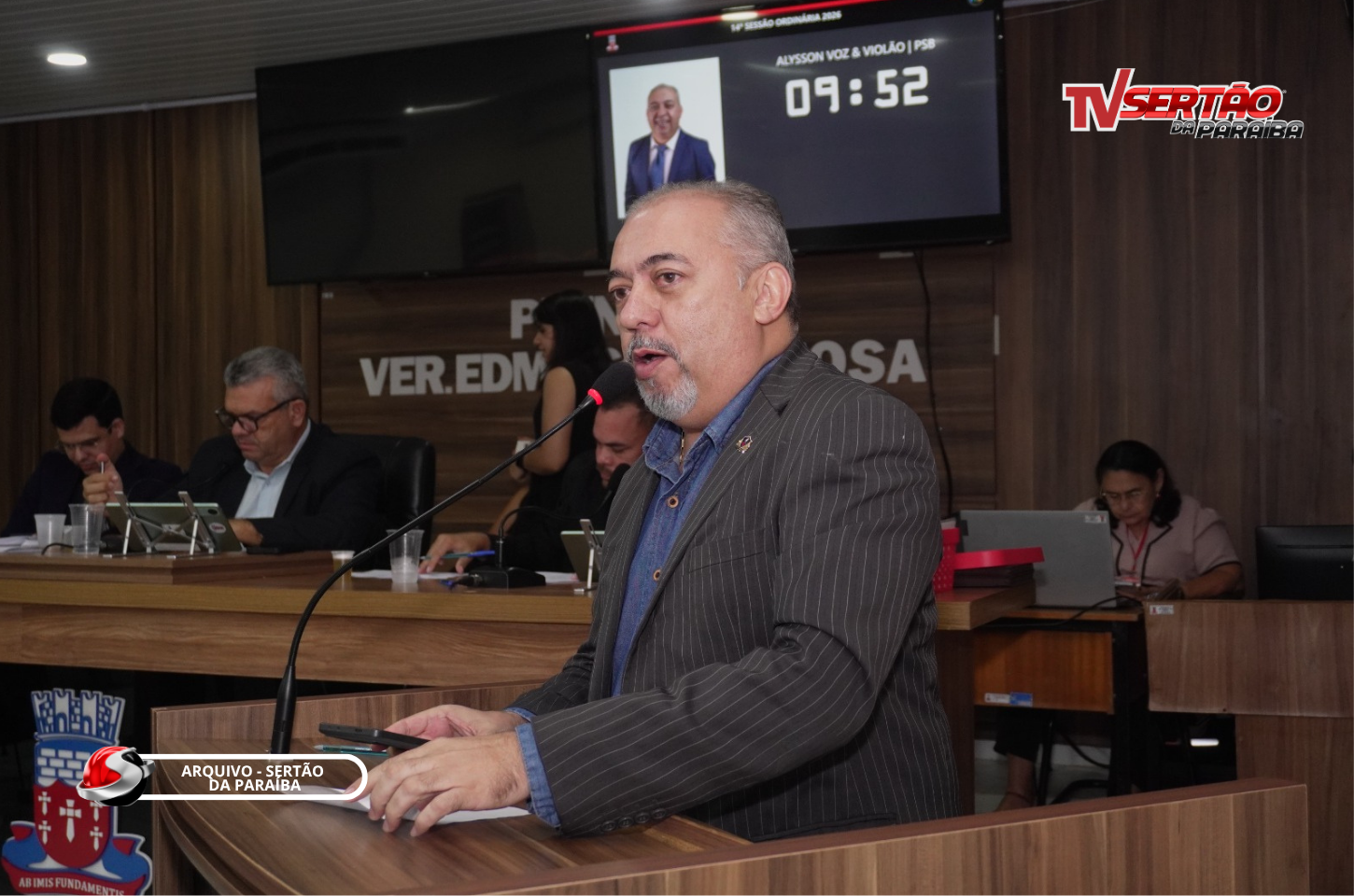 Alisson Voz e Violão cobra união institucional e reforça presença do legislativo nas ruas