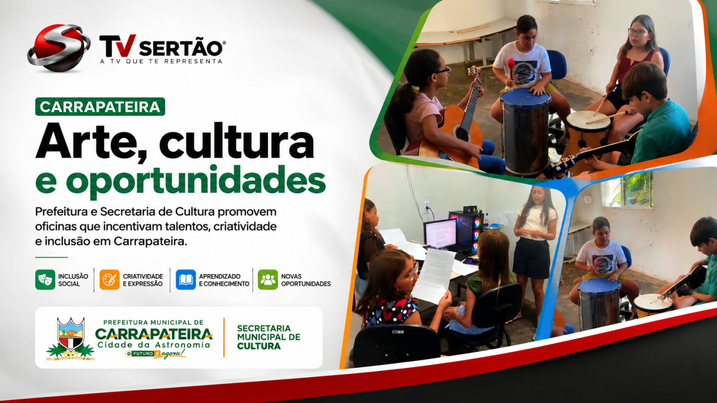 Carrapateira fortalece talentos locais com oficinas culturais e incentivo à arte no município