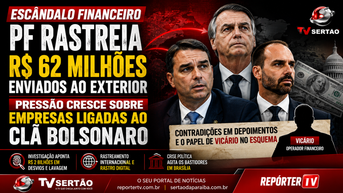 Investigações da Polícia Federal elevam tensão política com rastreamento de R$ 62 milhões