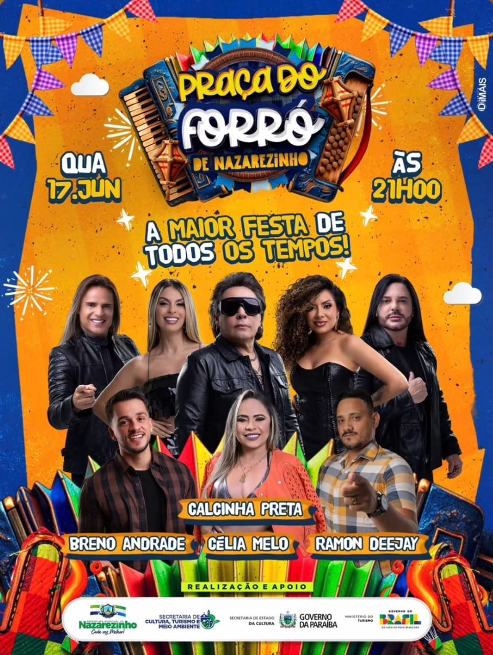 A Noite Mais Aguardada da História: Saiba Tudo Sobre o Megashow de Calcinha Preta que Vai Parar Nazarezinho!
