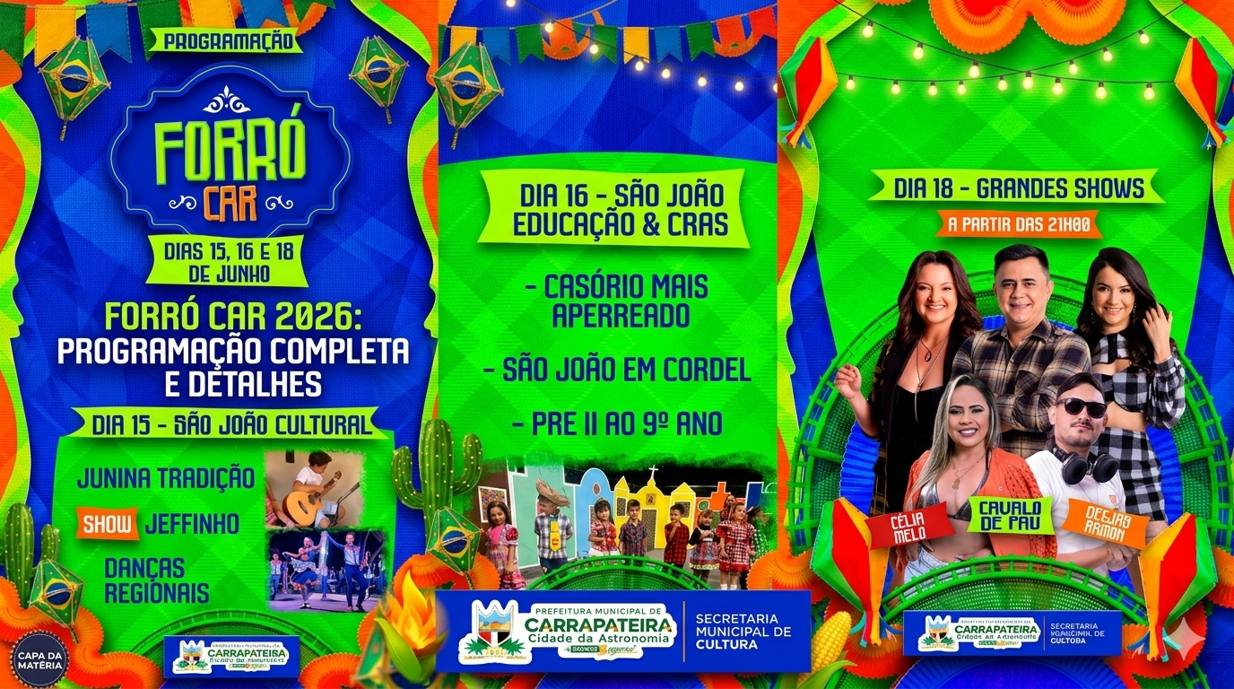 O Segredo por Trás do Fenômeno Junino no Sertão: Forró Car 2026 Transforma Carrapateira no Epicentro da Cultura e Tradição Nordestina!