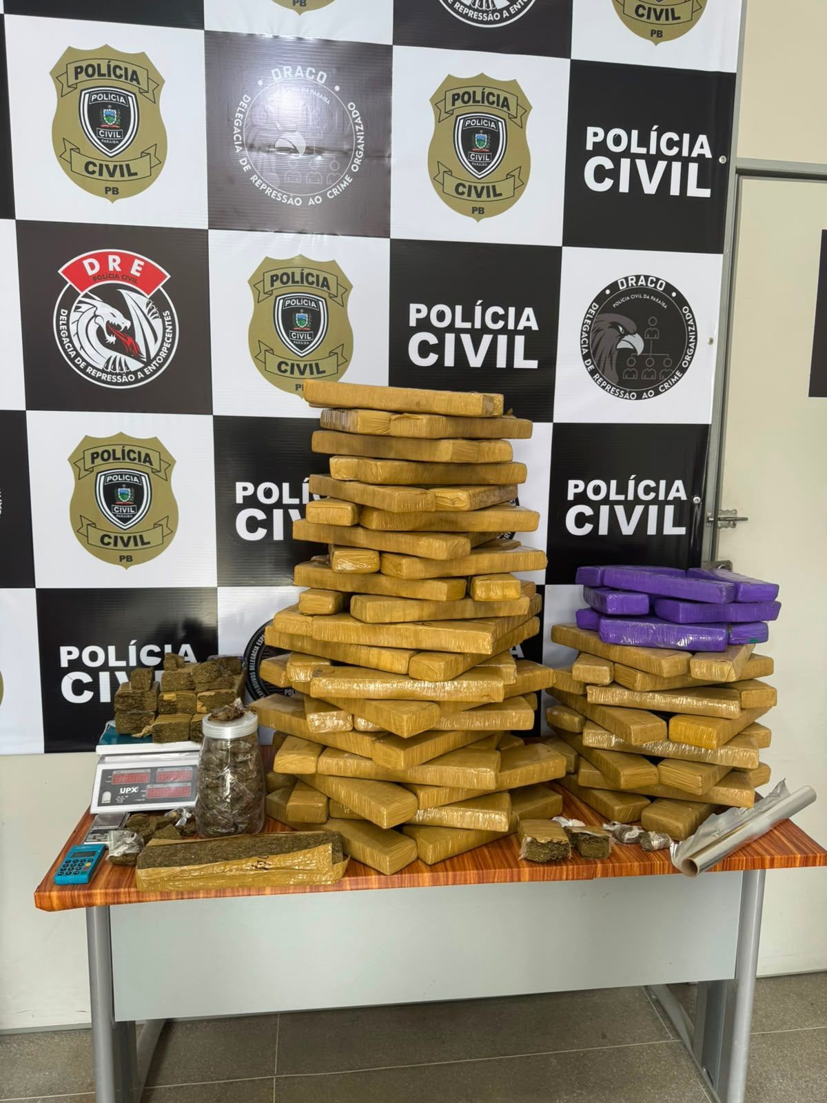 Quase 100 kg de entorpecentes apreendidos em apartamento em Campina Grande