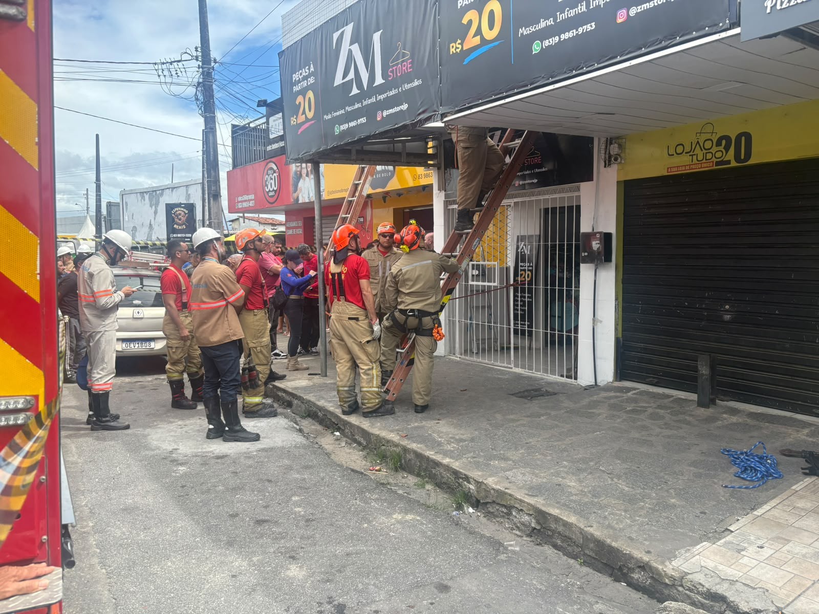 Eletricista morre após choque elétrico durante serviço em loja de João Pessoa