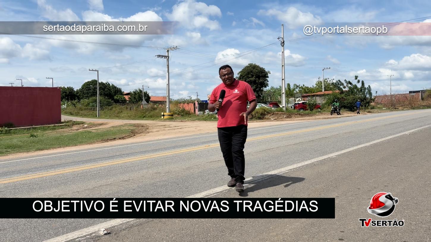 Pela terceira vez, a população cobra medidas para evitar novas tragédias na BR-230, em Cajazeiras. Moradores do bairro São Francisco e do OmegaPar pedem lombadas eletrônicas, sinalização e iluminação antes que mais vidas sejam perdidas.