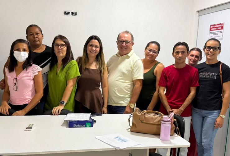 Prefeito de Bonito de Santa Fé reforça compromisso com atendimento humanizado durante reuniões na saúde