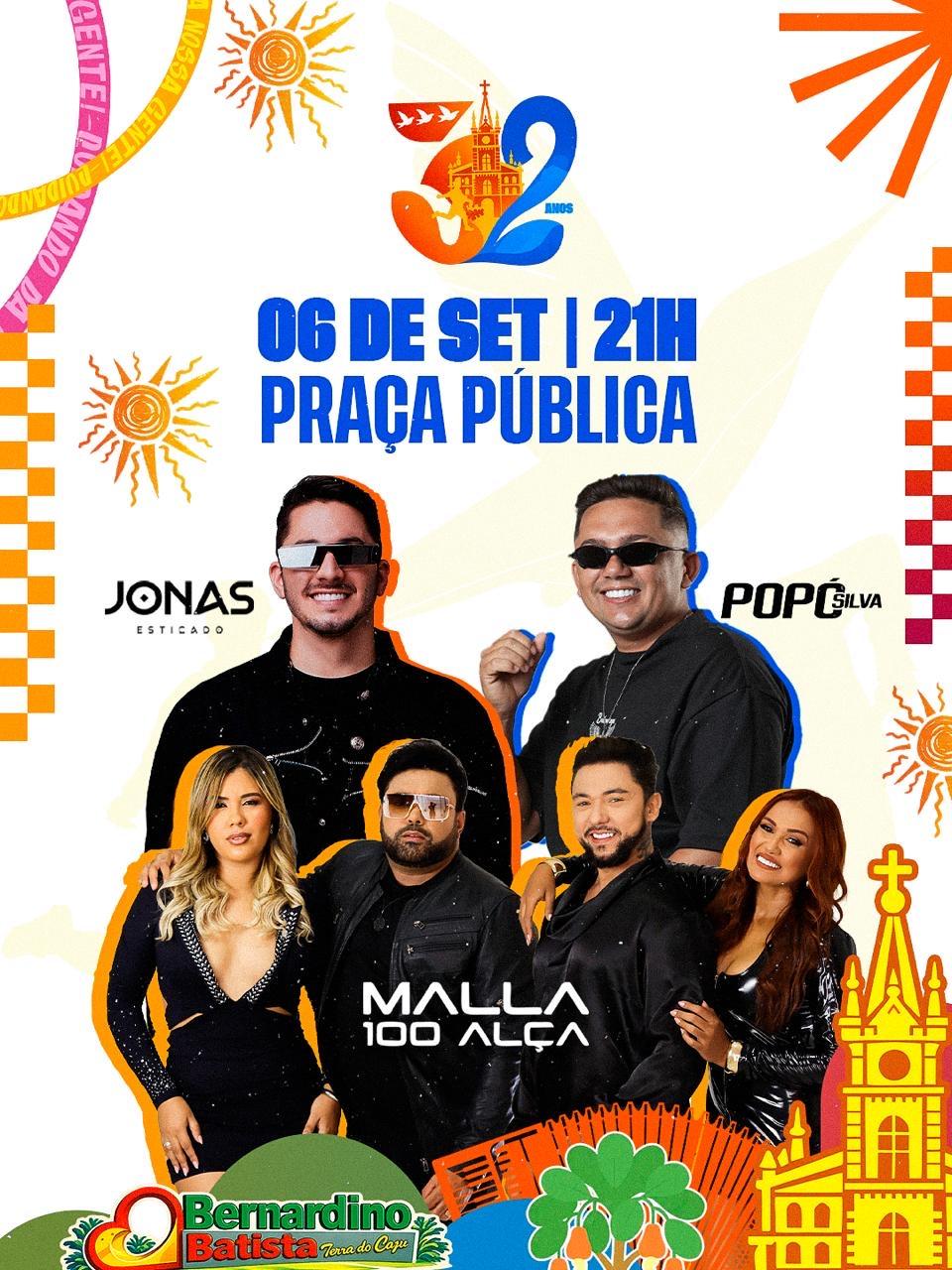 Bernardino Batista prepara semana de eventos para celebrar 32 anos de Emancipação Política