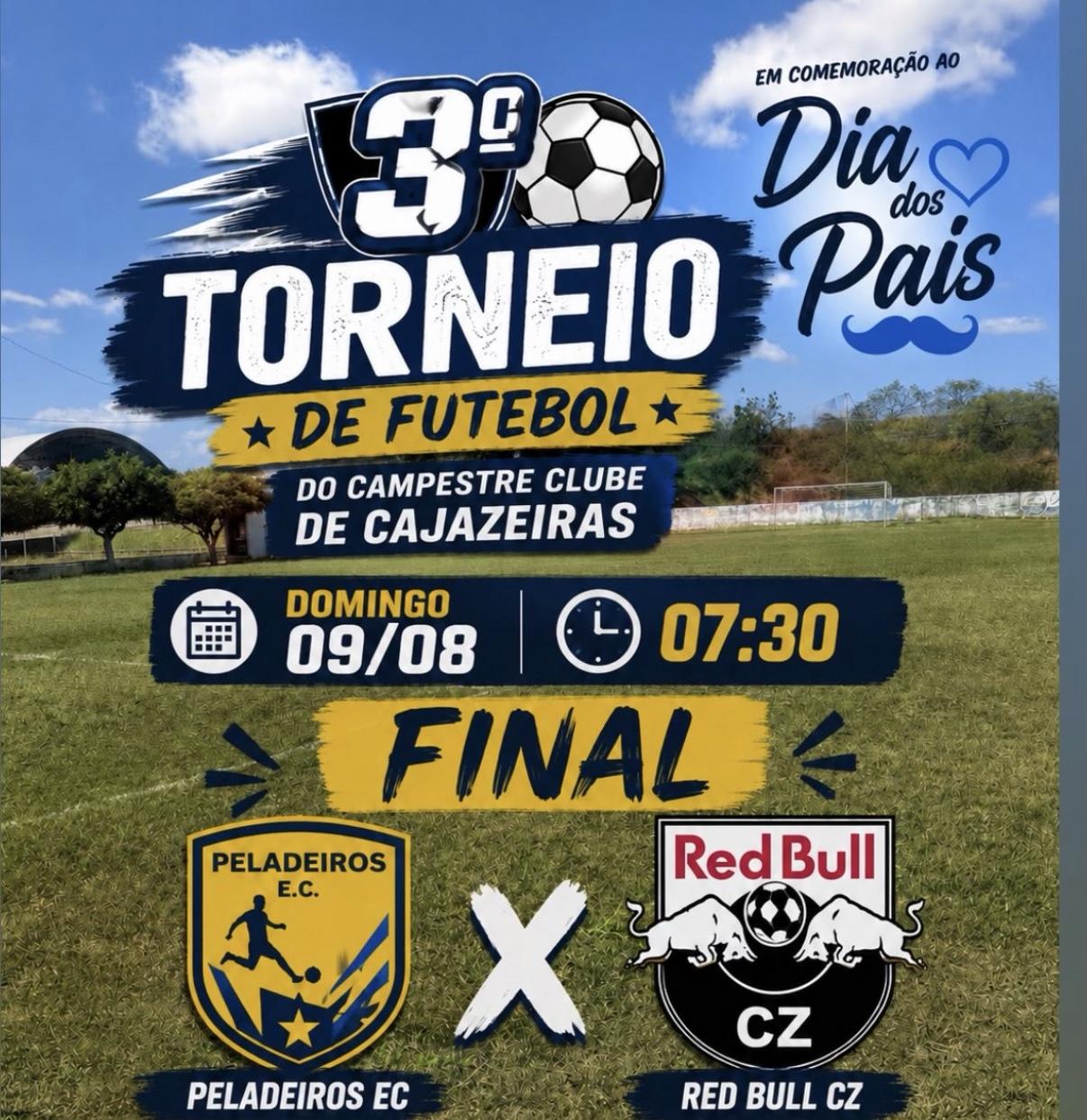 Final do Torneio de Futebol do Campestre Clube agita Cajazeiras neste domingo