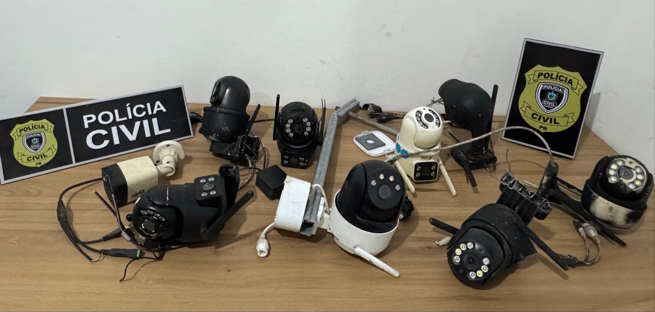 Polícia Civil remove câmeras clandestinas usadas por facções em Campina Grande