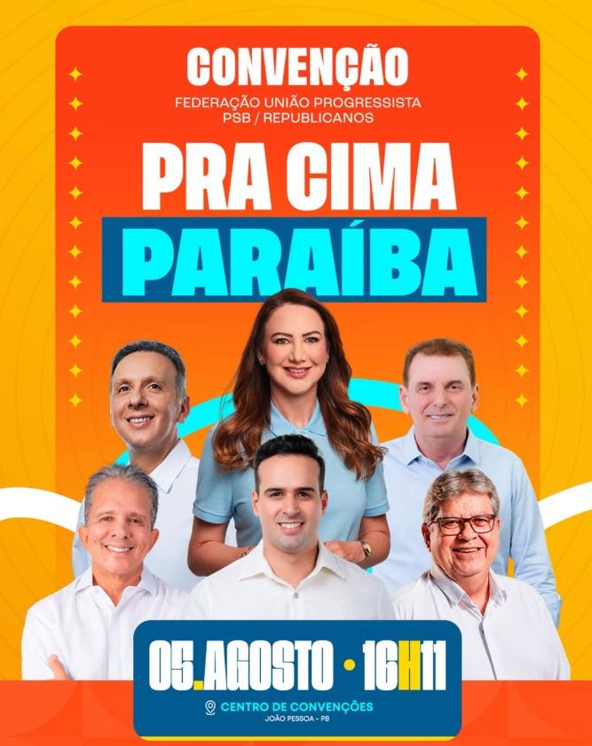 Prefeito de Bonito de Santa Fé participa de convenção e reafirma apoio ao projeto político liderado por Lucas Ribeiro