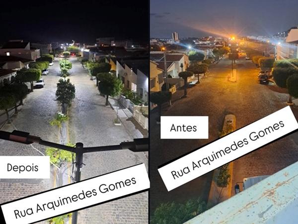 Prefeitura de Cajazeiras amplia modernização da iluminação pública com instalação de placas de LED