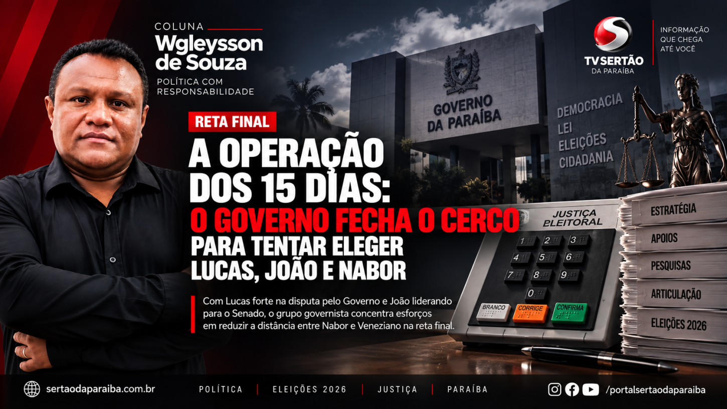 A operação dos 15 dias: o governo fecha o cerco para tentar eleger Lucas, João e Nabor