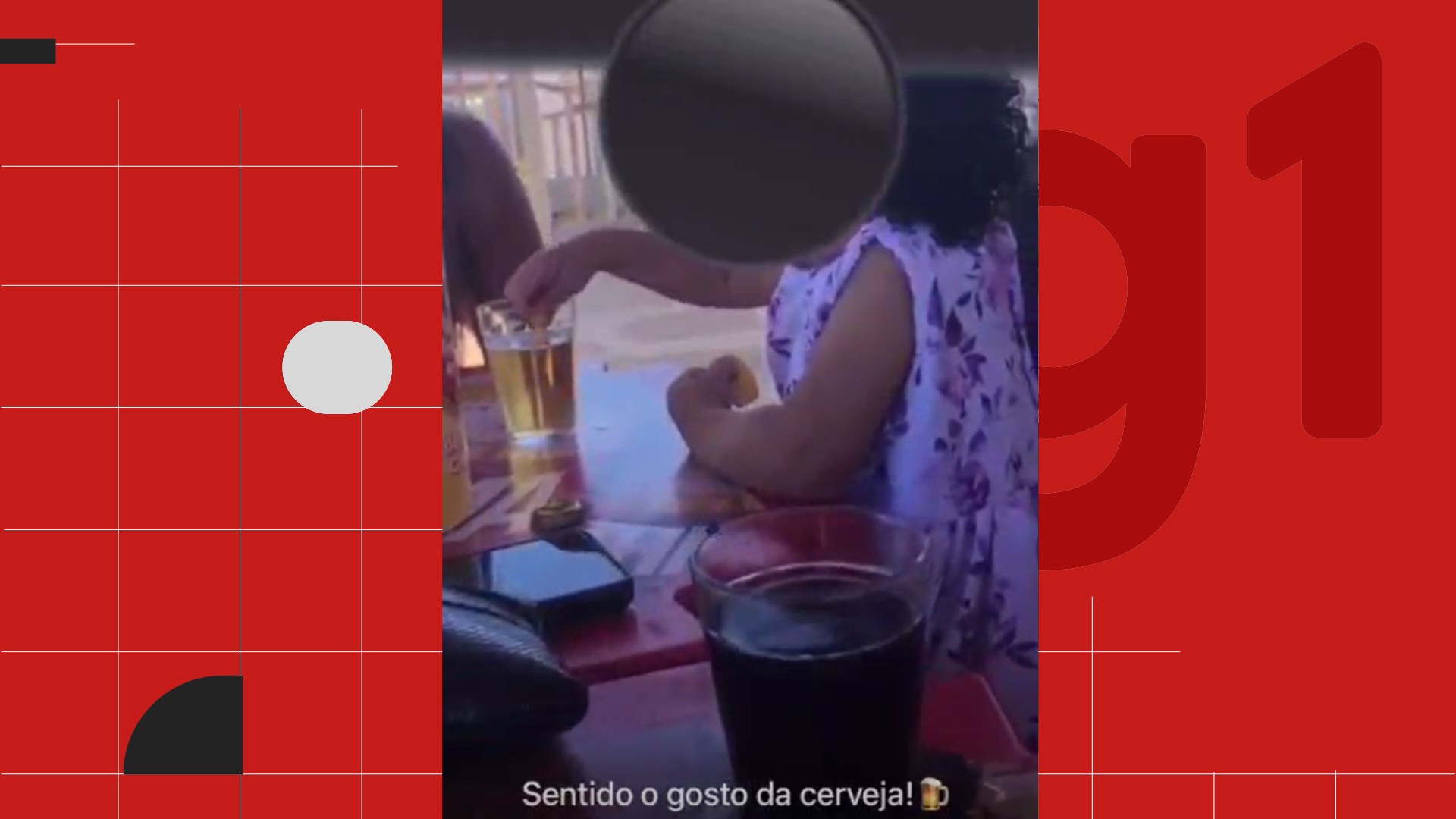 Bebê de 1 ano consome bebida alcoólica em reunião familiar na Paraíba