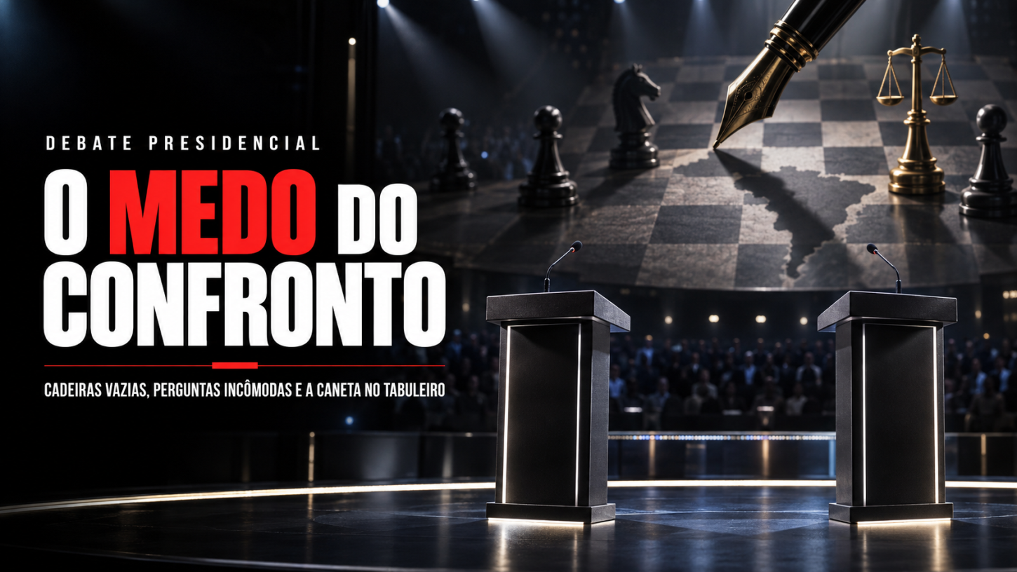 Debate esvaziado, decisões de toga e o medo de enfrentar quem joga os escândalos sobre a mesa