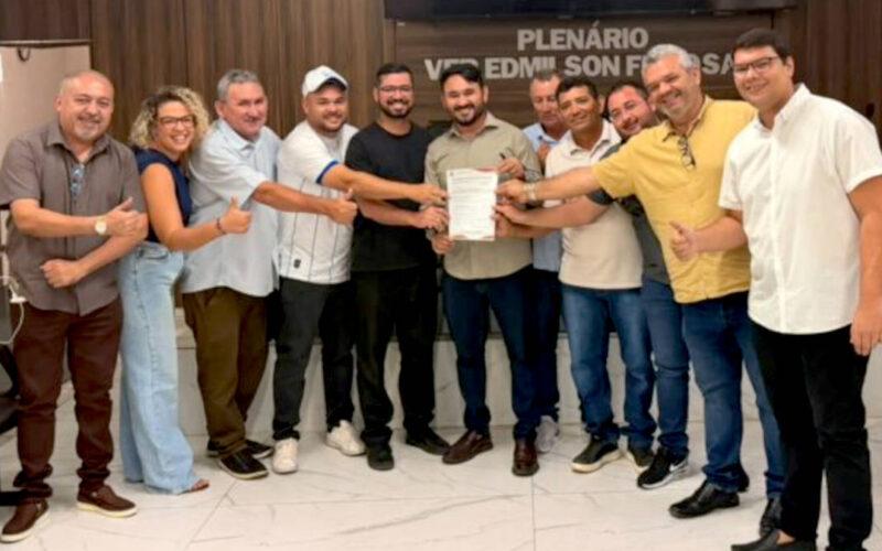 Fábio Borges registra chapa para disputar presidência da Câmara de Cajazeiras