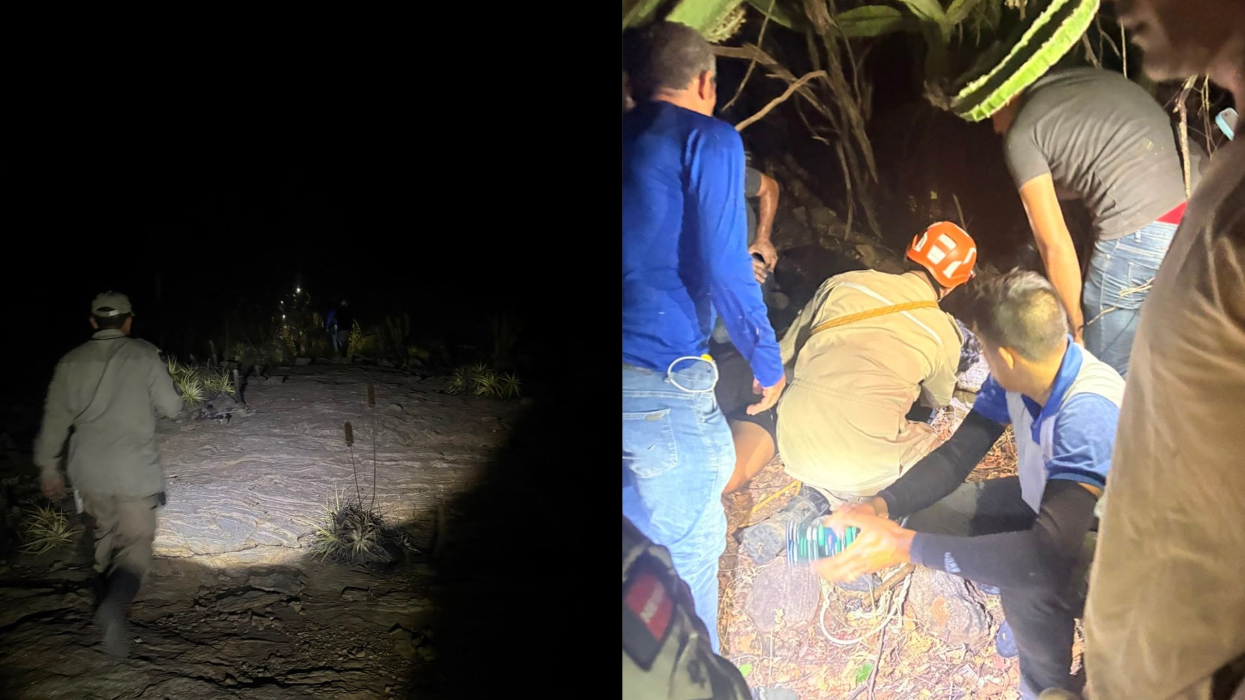 Bombeiros realizam resgate no Sertão de homem desaparecido em mata