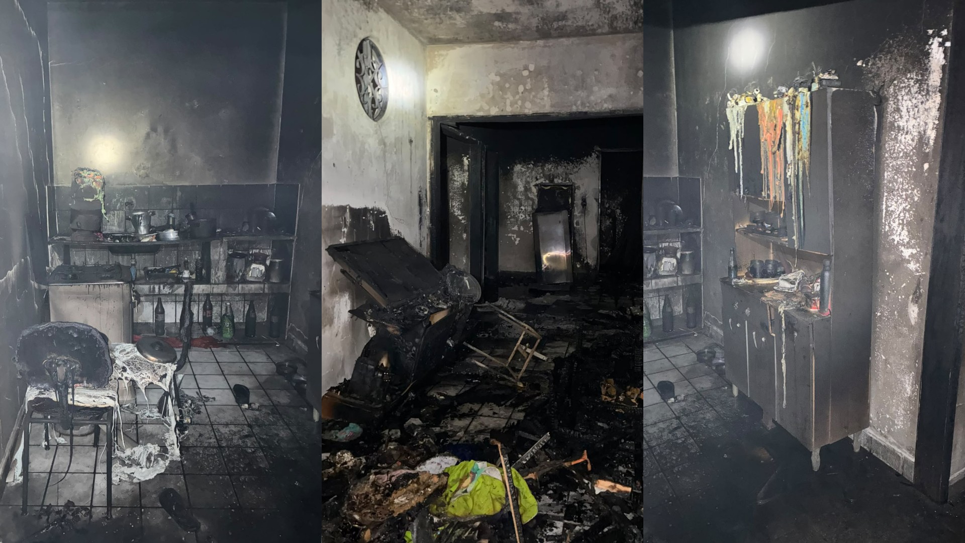 Incêndio em Patos destrói apartamento e deixa três feridos no Sertão da Paraíba