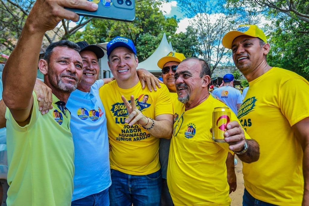 Júnior Araújo participa de mobilização em Boqueirão e carreata em Sousa ao lado de Lucas, João e Nabor