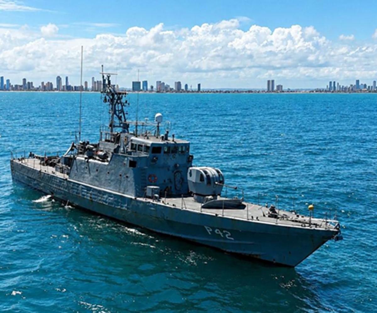 Marinha abre visitação gratuita ao navio-patrulha Graúna no Porto de Cabedelo