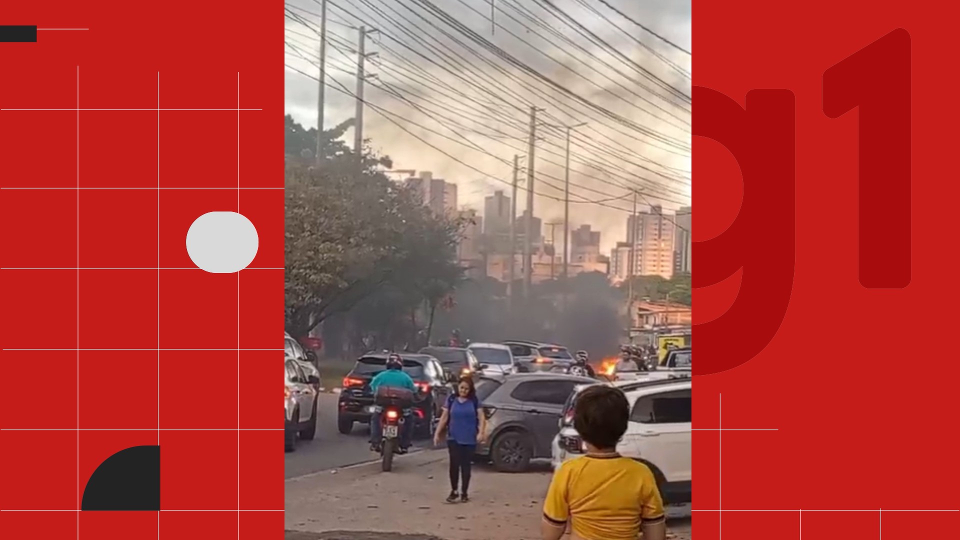 Protesto fecha a Avenida Tancredo Neves e complica o trânsito em João Pessoa