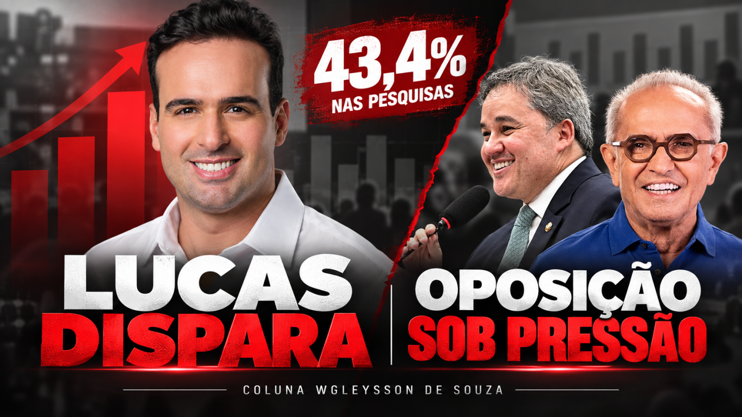 O rolo compressor de Lucas e a anestesia da oposição na corrida pelo Governo da Paraíba