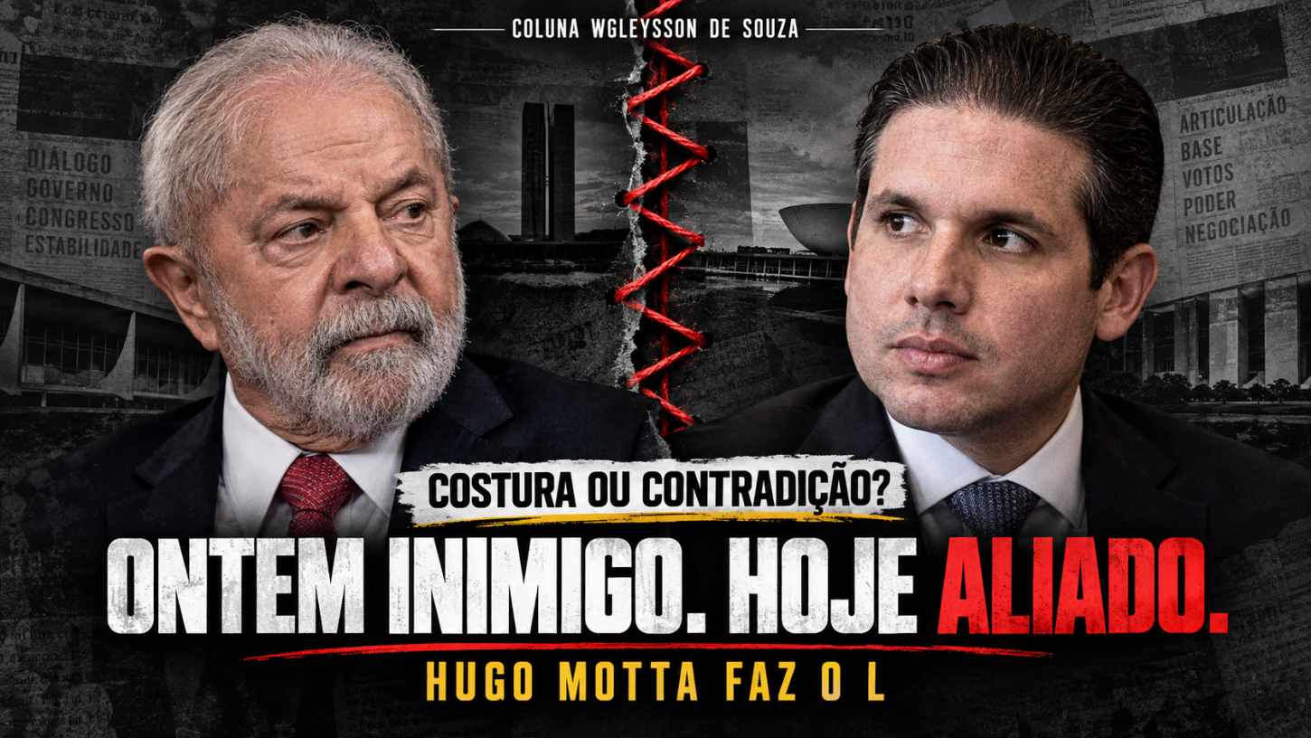 Ontem “inimigo do povo”, hoje aliado: Hugo Motta faz o L e o pragmatismo engole o discurso da esquerda