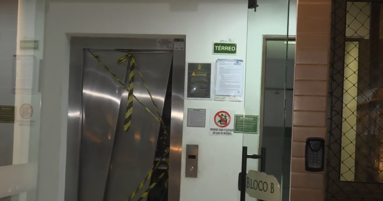 Polícia civil realiza perícia em prédio onde elevador despencou em João Pessoa