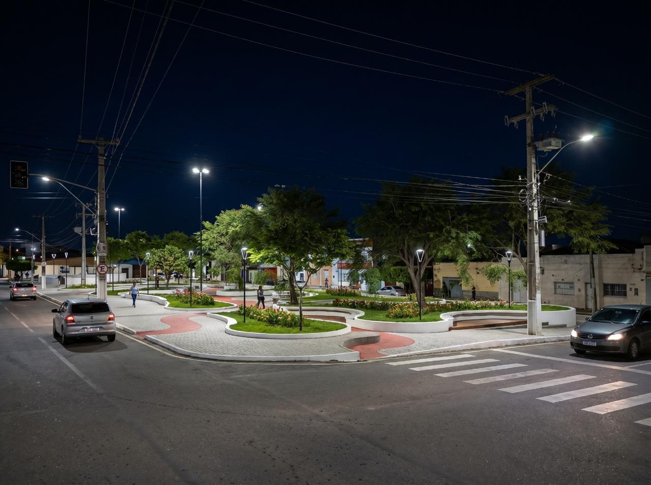 📍 O projeto prevê mudanças no paisagismo, piso, iluminação, entorno e a construção de uma fonte de água.