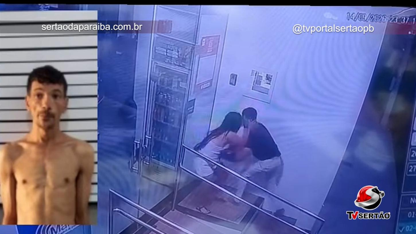 Cajazeiras, tentativa de roubo, Centro de Cajazeiras, Polícia Militar, prisão em Cajazeiras, Rua Juvêncio Carneiro, segurança pública, Portal Sertão da Paraíba, jornalista, WGLEYSSON DE SOUZA