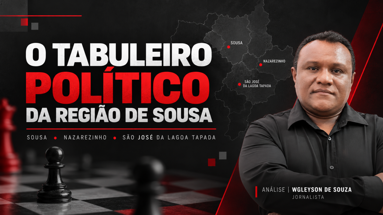 Sousa fortalece liderança, Nazarezinho enfrenta tensão e Neto de Coraci amplia hegemonia regional