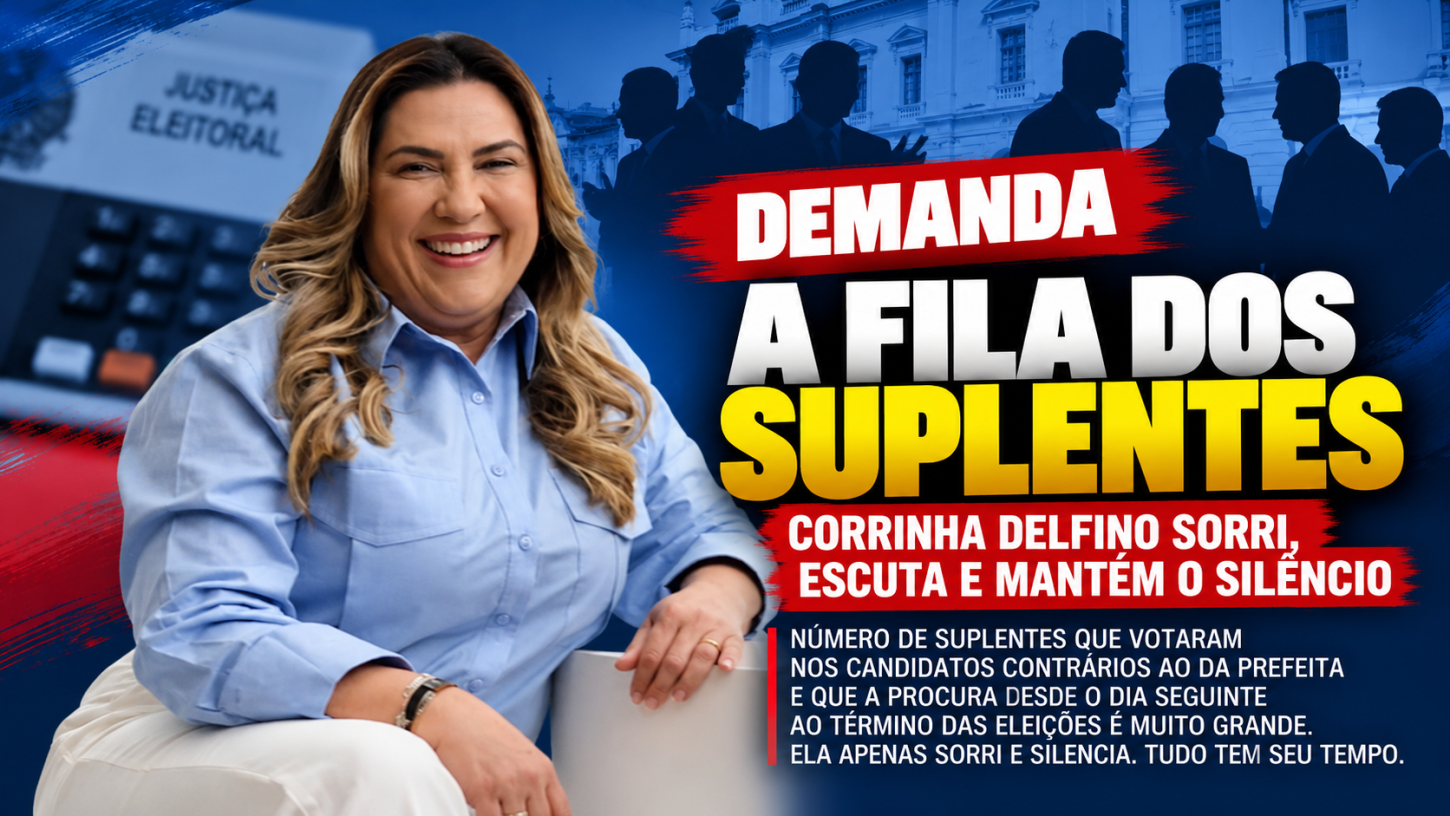 A fila dos suplentes: Corrinha Delfino sorri, escuta e mantém o silêncio