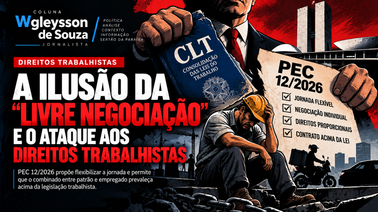 A ilusão da livre negociação: PEC de Rogério Marinho coloca direitos trabalhistas no centro do debate
