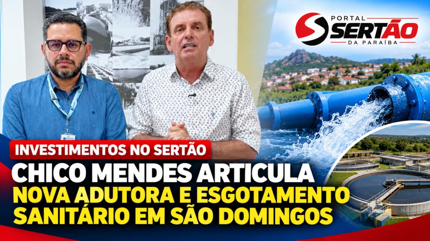 Chico Mendes articula nova adutora e projeto de esgotamento sanitário para São Domingos