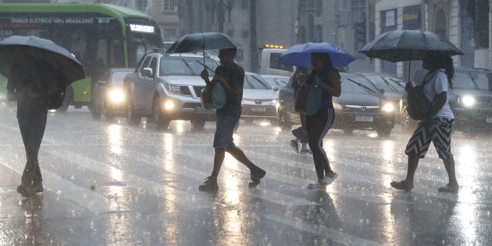 Defesa Civil emite alerta para chuvas fortes no estado de São Paulo