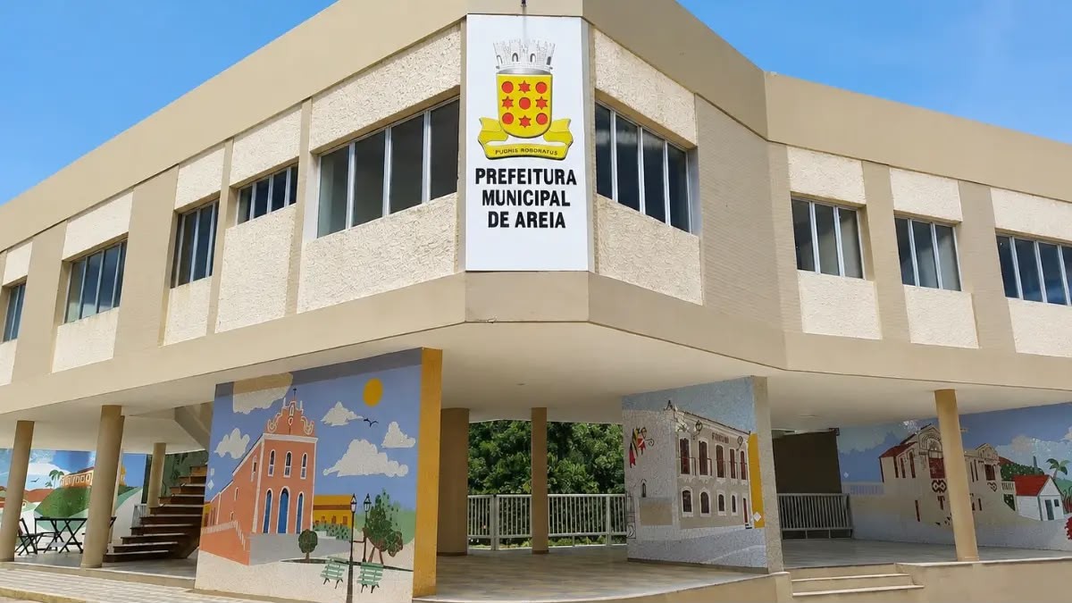 Inscrições do concurso público de Areia são prorrogadas até novembro