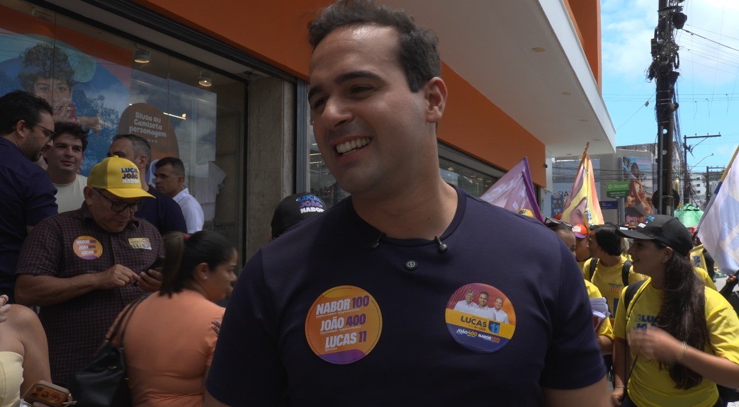 Lucas Ribeiro destaca empreender paraíba em campanha em João Pessoa
